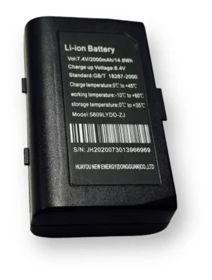 Batería recargable ZJ 5809LYDD 7.4V 2000mAh Perú